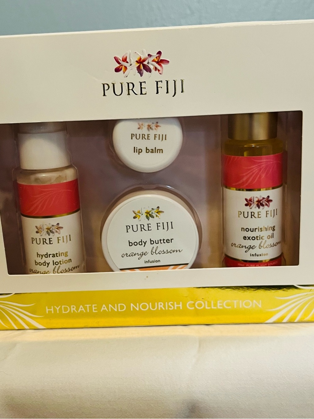 Pure Fiji:  Orange Blossom Hydrate & Nourish Body Care Set